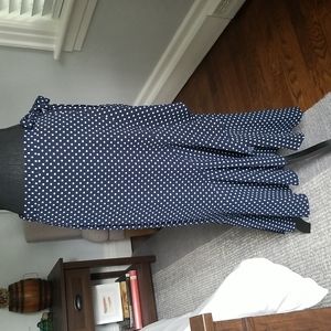 Max Studio Navy polka dot Skirt
